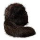 Dolce & Gabbana Women Brown Raccoon Fur Bucket Hat