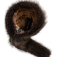 Dolce & Gabbana Women Brown Raccoon Fur Bucket Hat