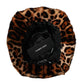 Dolce & Gabbana Brown Leopard Fur Women Bucket Hat