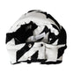 Dolce & Gabbana Black White Wool Whole Head Wrap Hat