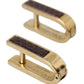 Dolce & Gabbana Gold Plated Metal Brass Pin Men Cufflinks