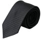 Dolce & Gabbana Black STAFF Patterned Cotton Adjustable Men Tie