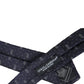 Dolce & Gabbana Blue DG Logo 100% Silk Adjustable Tie