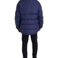 Dolce & Gabbana Navy Blue Quilted Windbreaker Puffer Jacket