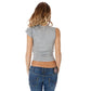 Zuelements Gray Lycra Tops & T-Shirt