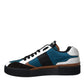 Dolce & Gabbana Multicolor MIAMI Leather Low Top Sneakers Shoes