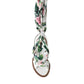 Dolce & Gabbana Multicolor Floral Print Ankle Wrap Sandals Shoes