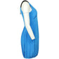 MARC by Marc Jacobs Frances Pleated Sleeveless Dress in Blue Silk