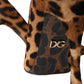 Dolce & Gabbana Brown Leopard Calf Hair Heels Pumps Shoes