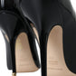 Dolce & Gabbana Black Patent Leather Bellucci Pumps Heels Shoes