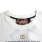 Dolce & Gabbana White Cotton Short Sleeves Crew Neck T-shirt