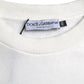 Dolce & Gabbana White Logo Cotton Crew Neck Pullover Sweater