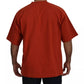 Dolce & Gabbana Red Logo Embroidery Crewneck Cotton T-shirt