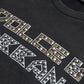 Dolce & Gabbana Gray Logo Embellished Cotton Short Sleeves T-shirt