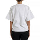 Dolce & Gabbana White Bellissima Cotton Crew Neck T-shirt