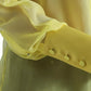 Dolce & Gabbana Yellow Long Sleeve Button Down Blouse Top