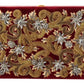 Dolce & Gabbana Red Velvet Gold Frame Clutch Evening Party Purse Bag