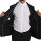 Dolce & Gabbana Black Single Breasted Formal Coat Blazer