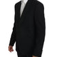 Dolce & Gabbana Black Single Breasted Formal Coat Blazer