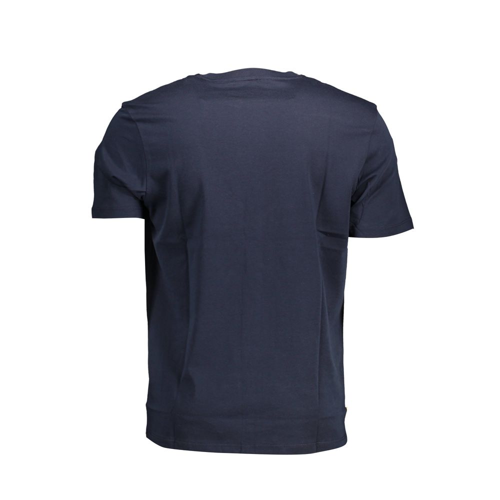 Timberland Blue Cotton Men T-Shirt