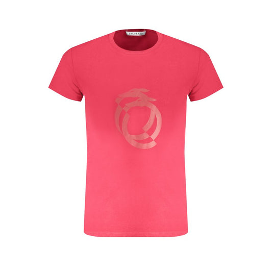 Trussardi Red Cotton T-Shirt