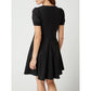 Love Moschino Elegant Black Rhinestone Detail Dress