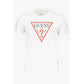 Guess Jeans White Cotton Men T-Shirt