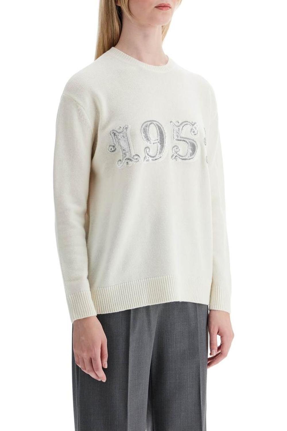 Form With Embroidery And Sequins Pullover