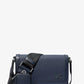 Edison Mini Scratch-Resistant Crossgrain Leather Crossbody Bag with Pouch