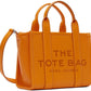 Orange 'The Leather Small' Tote