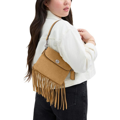 Suede 1964 Fringe Crossbody