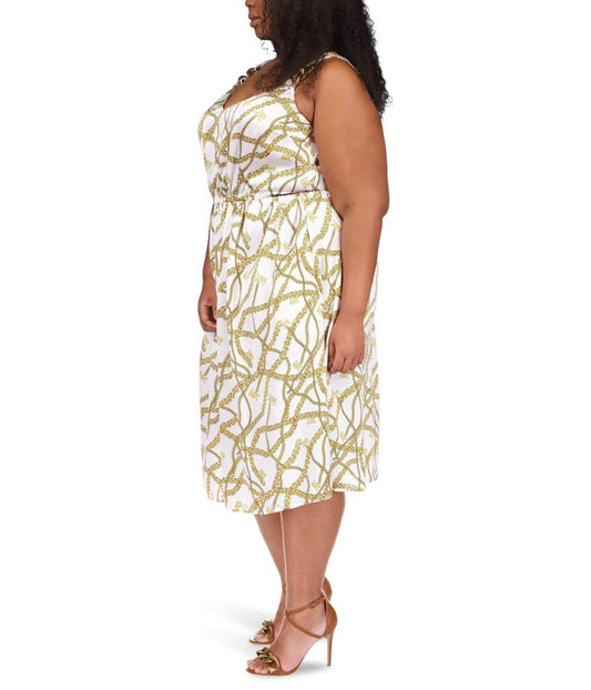 Plus Size Logo Chain Dress