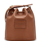 The Leather Shoulder Bucket Bag