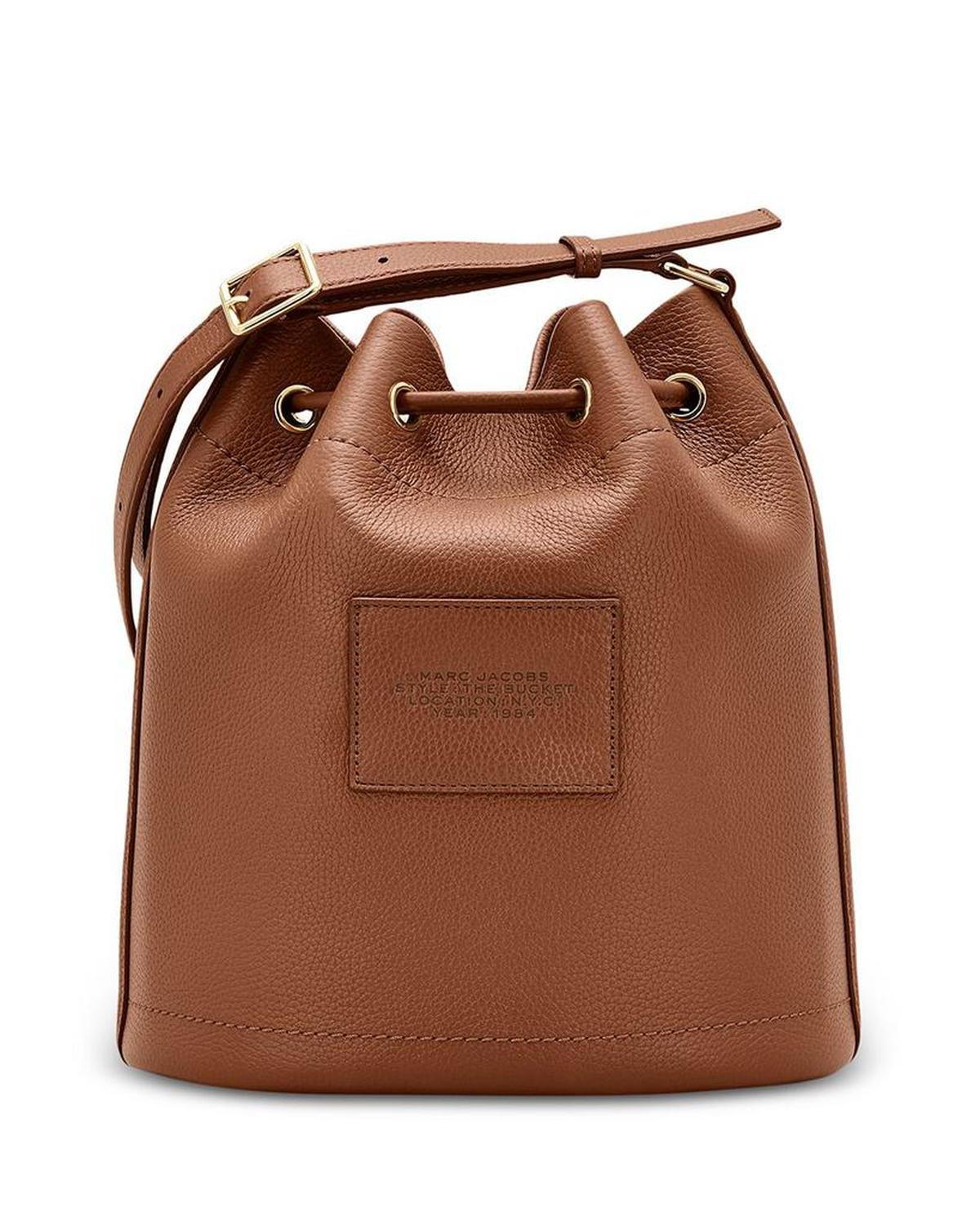 The Leather Shoulder Bucket Bag