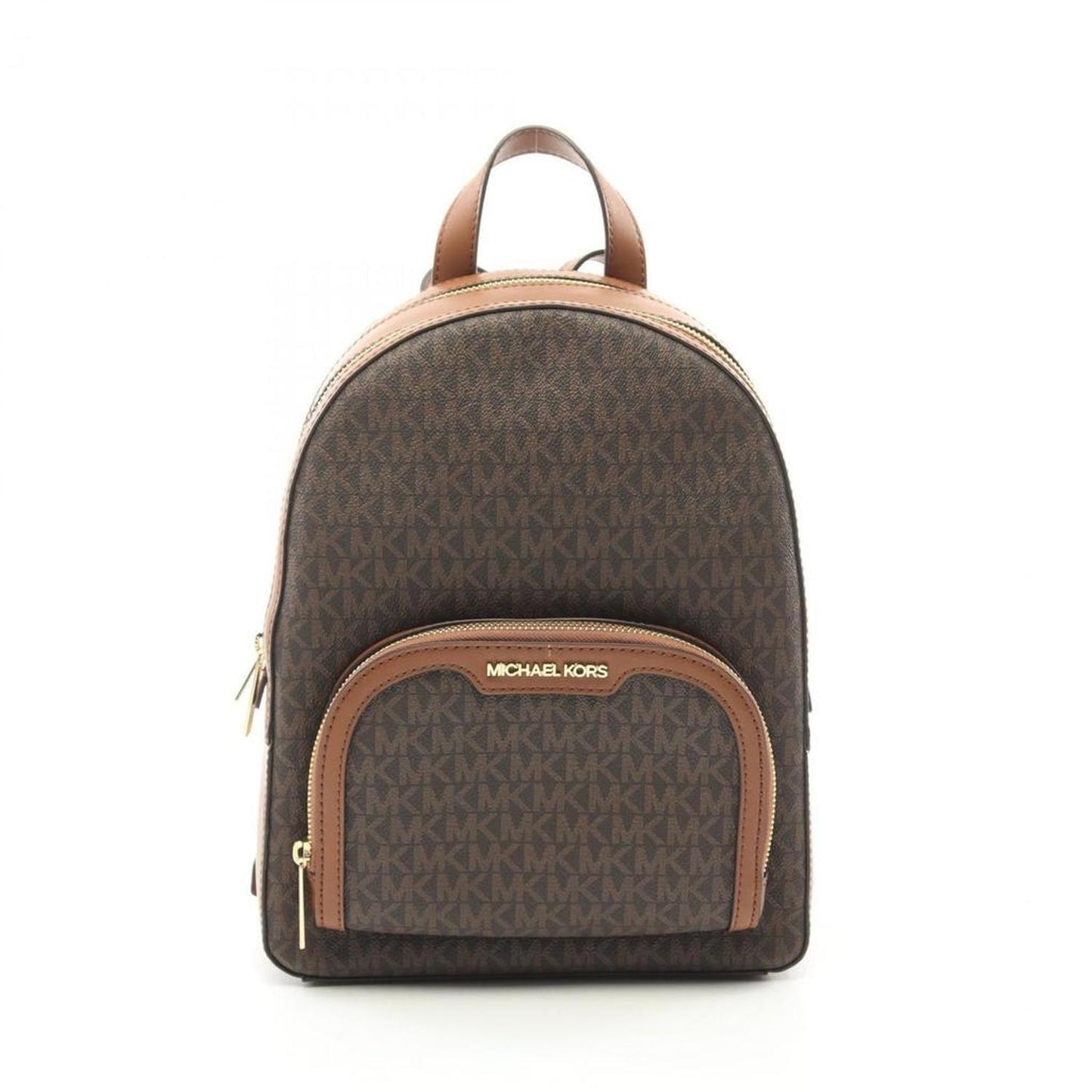 Coated Canvas Leather Backpack (Pre-Owned)