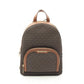 Coated Canvas Leather Backpack