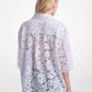 Studded Corded Floral Lace Shirt