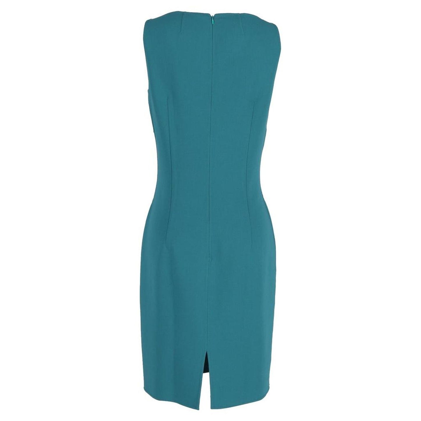 Michael Kors Knee-Length Shift Dress in  Turquoise Wool