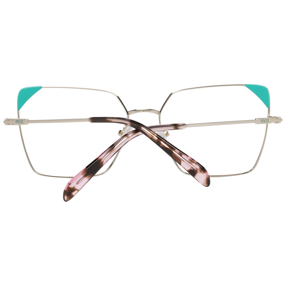 Emilio Pucci Gold Women Optical Frames