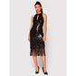 PINKO Black Polyester Dress