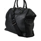 Dolce & Gabbana Black Washed Calfskin Biker Style Shopper Bag