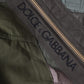 Dolce & Gabbana Military Green Patchwork Rucksack Backpack Bag