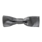 Dolce & Gabbana Gray Satin Silk Adjustable Neck Men Papillon Bow Tie