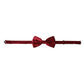 Dolce & Gabbana Red Satin Silk Adjustable Neck Men Bow Tie