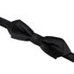 Dolce & Gabbana Black Silk Adjustable Neck Men Bow Tie