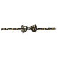 Dolce & Gabbana Black Silk Cocktail Adjustable Neck Men Bow Tie