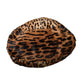 Dolce & Gabbana Brown Leopard Fur Women Bucket Hat