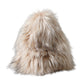 Dolce & Gabbana Beige Acrylic Fur Women Bucket Hat