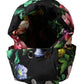 Dolce & Gabbana Black Floral Print Whole Head Wrap Hat