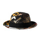 Dolce & Gabbana Multicolor Patchwork Women Fedora Wide Brim Hat